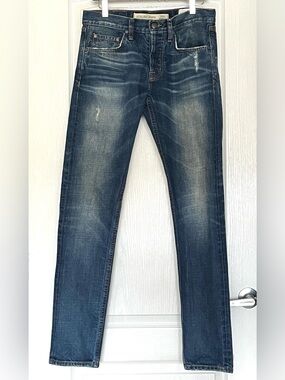 Asbury Park Clothing Co 1888 Skinny Jeans Men’s Size 31 Raw Selvedge Denim Blue